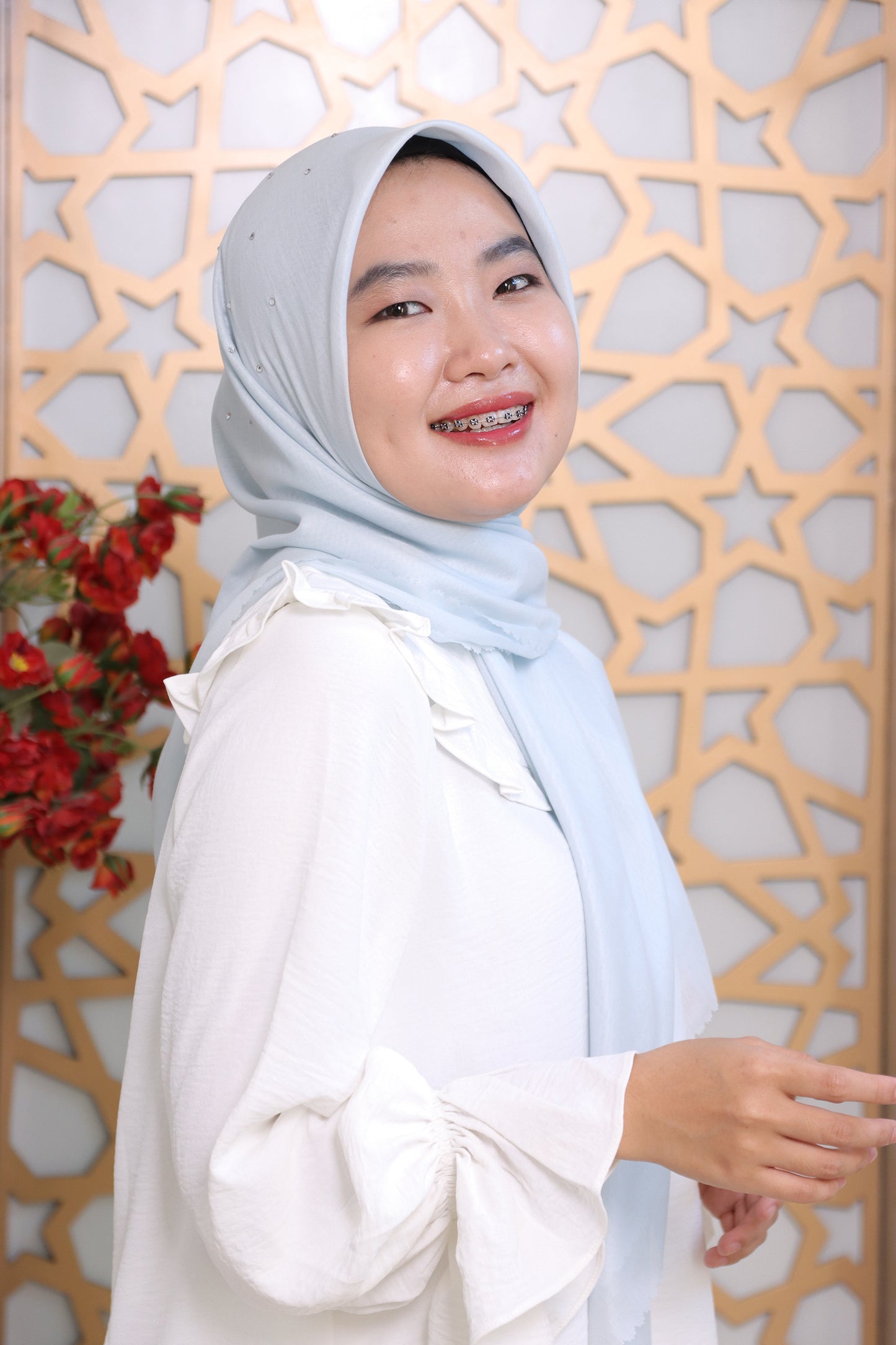 Elegant Scarf - Baby Blue