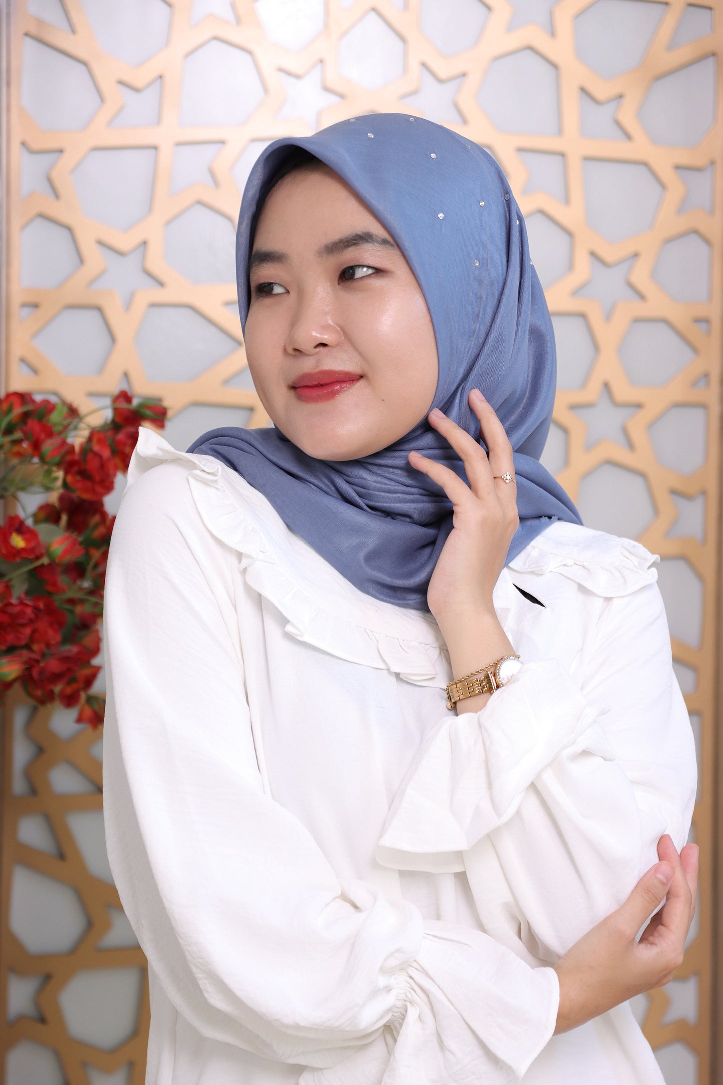 Elegant Scarf - Denim