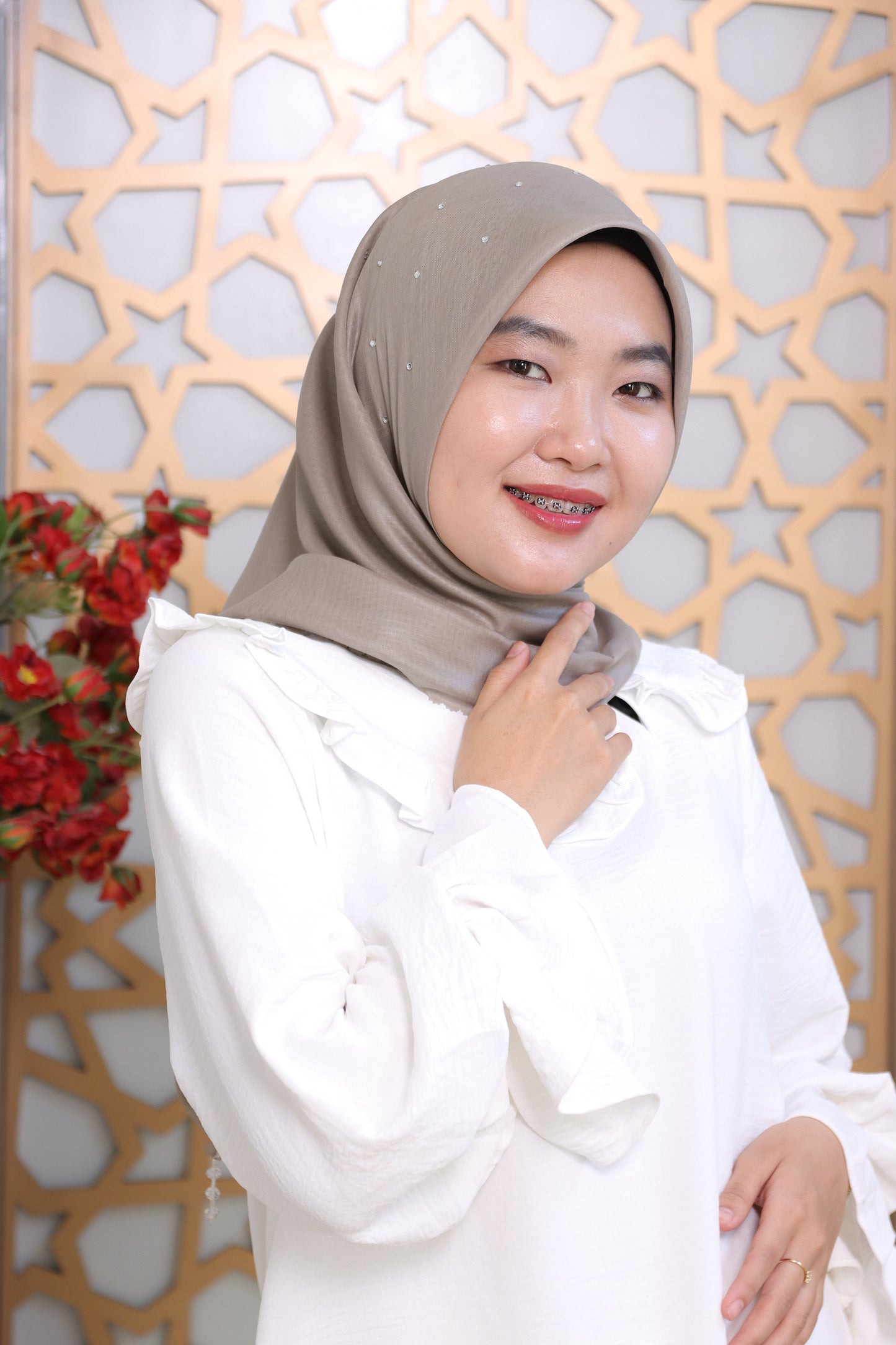 Elegant Scarf - Caramel