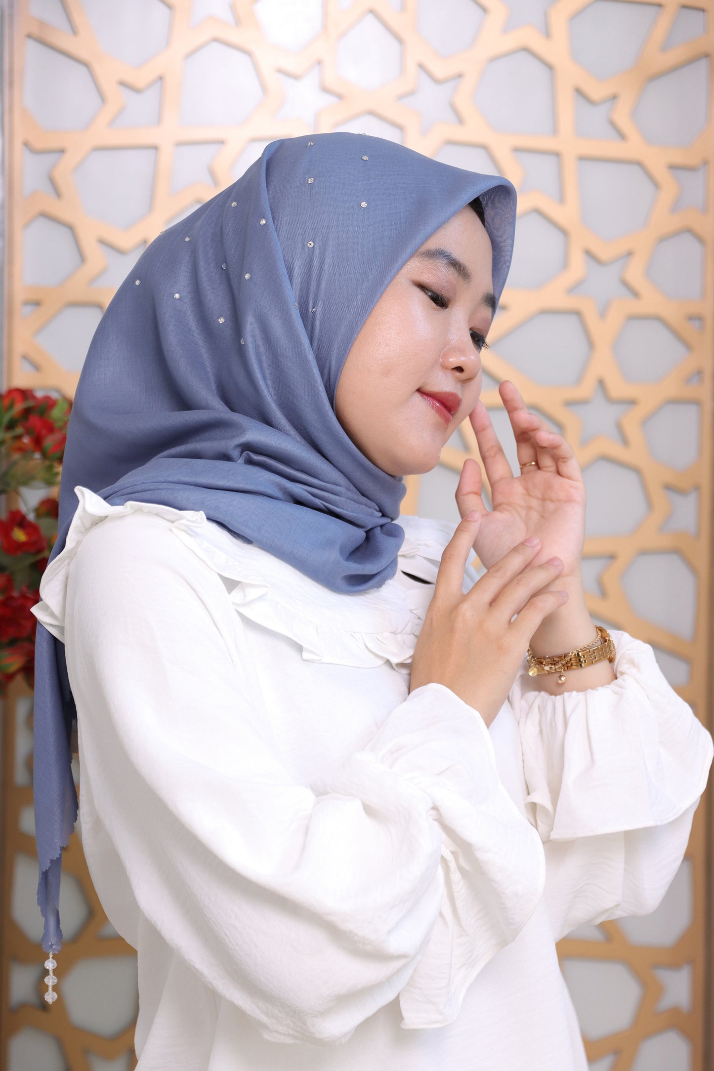 Elegant Scarf - Denim