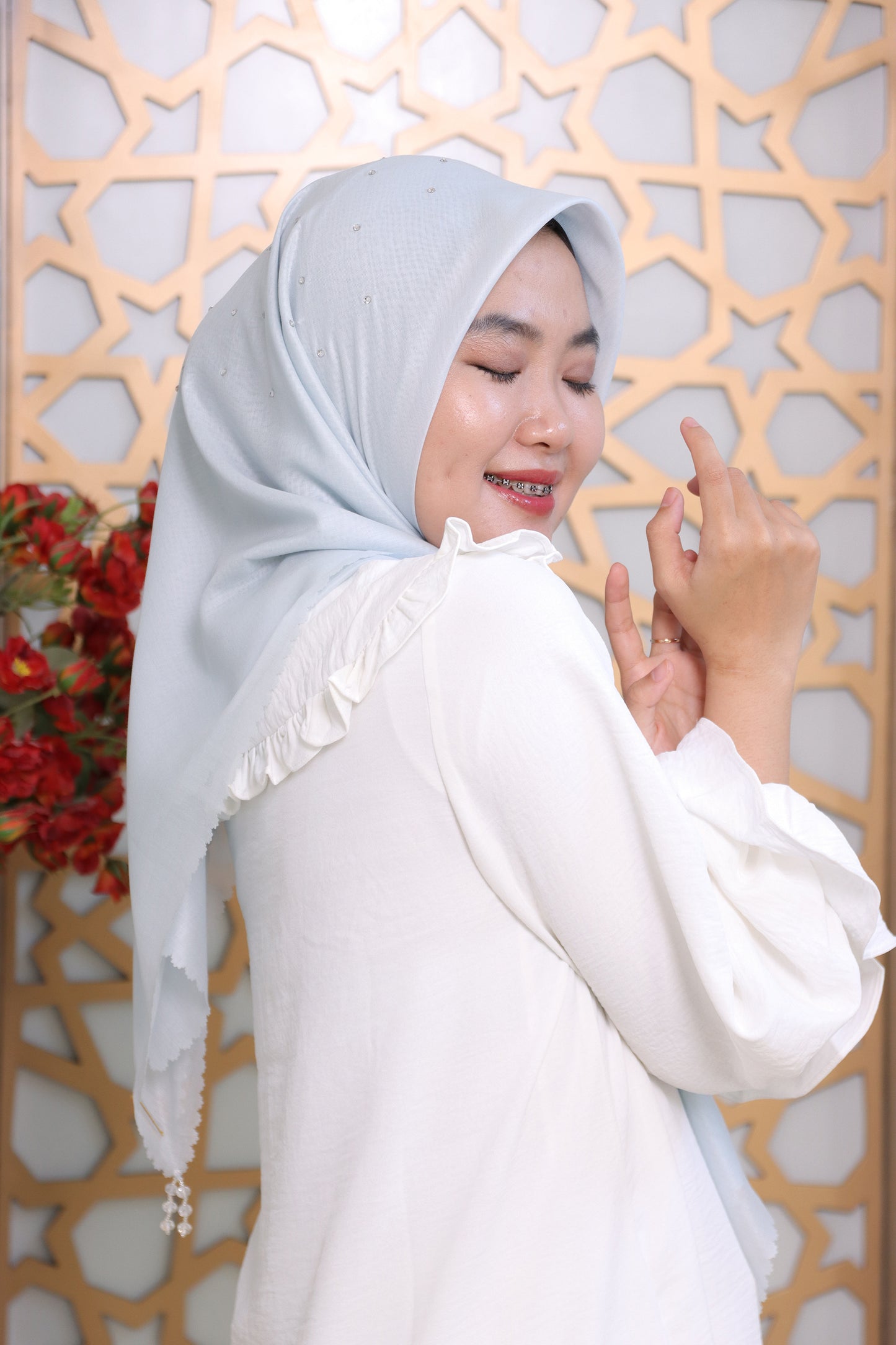 Elegant Scarf - Baby Blue