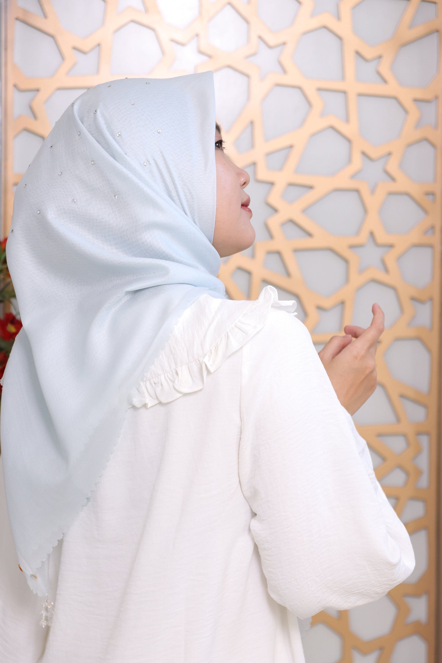 Elegant Scarf - Baby Blue