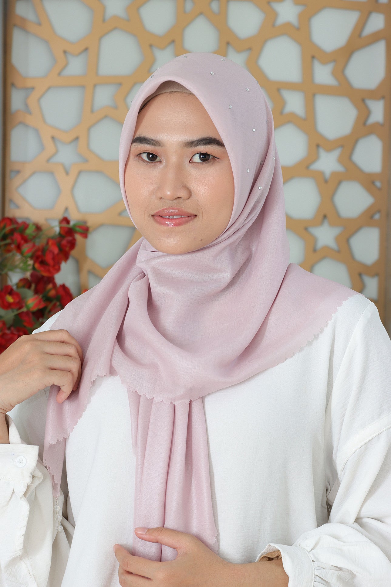 Elegant Scarf - Baby Pink