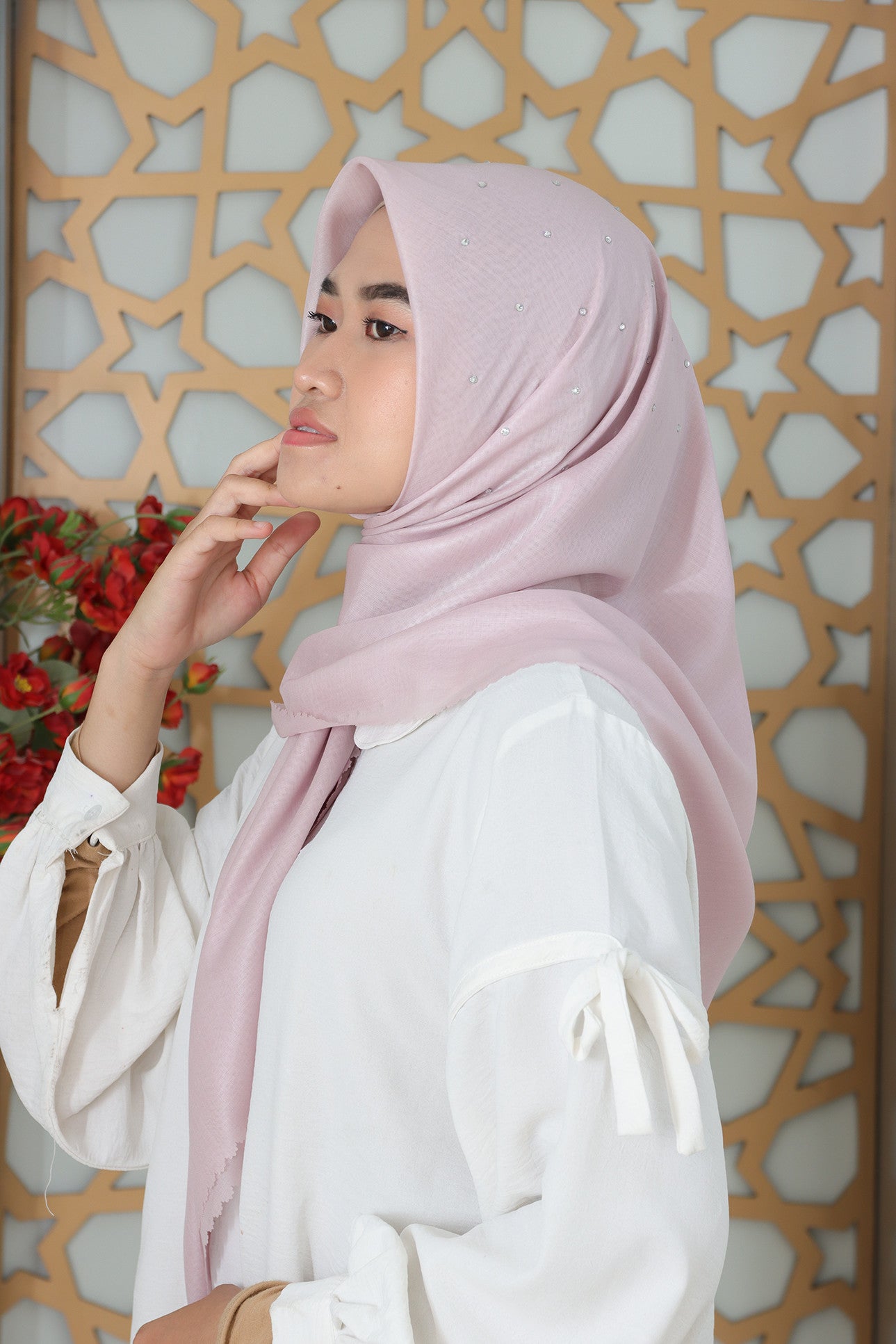 Elegant Scarf - Baby Pink