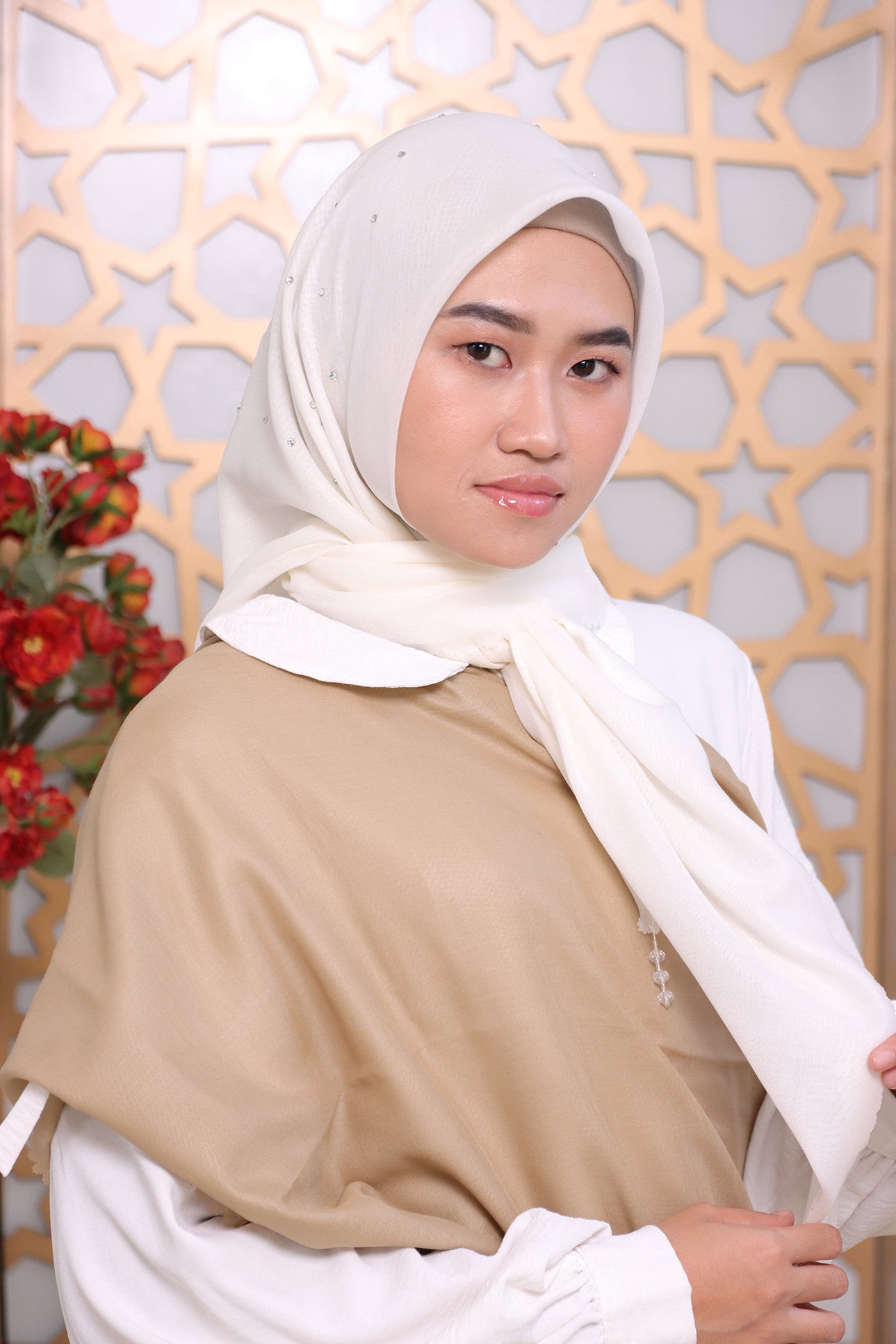 Elegant Scarf - Broken White